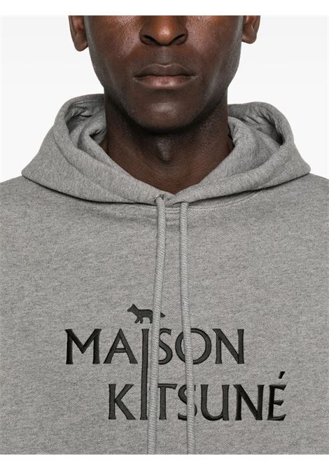mk pillar comfort hoodie man grey MAISON KITSUNÉ | PM00701KM0341H131